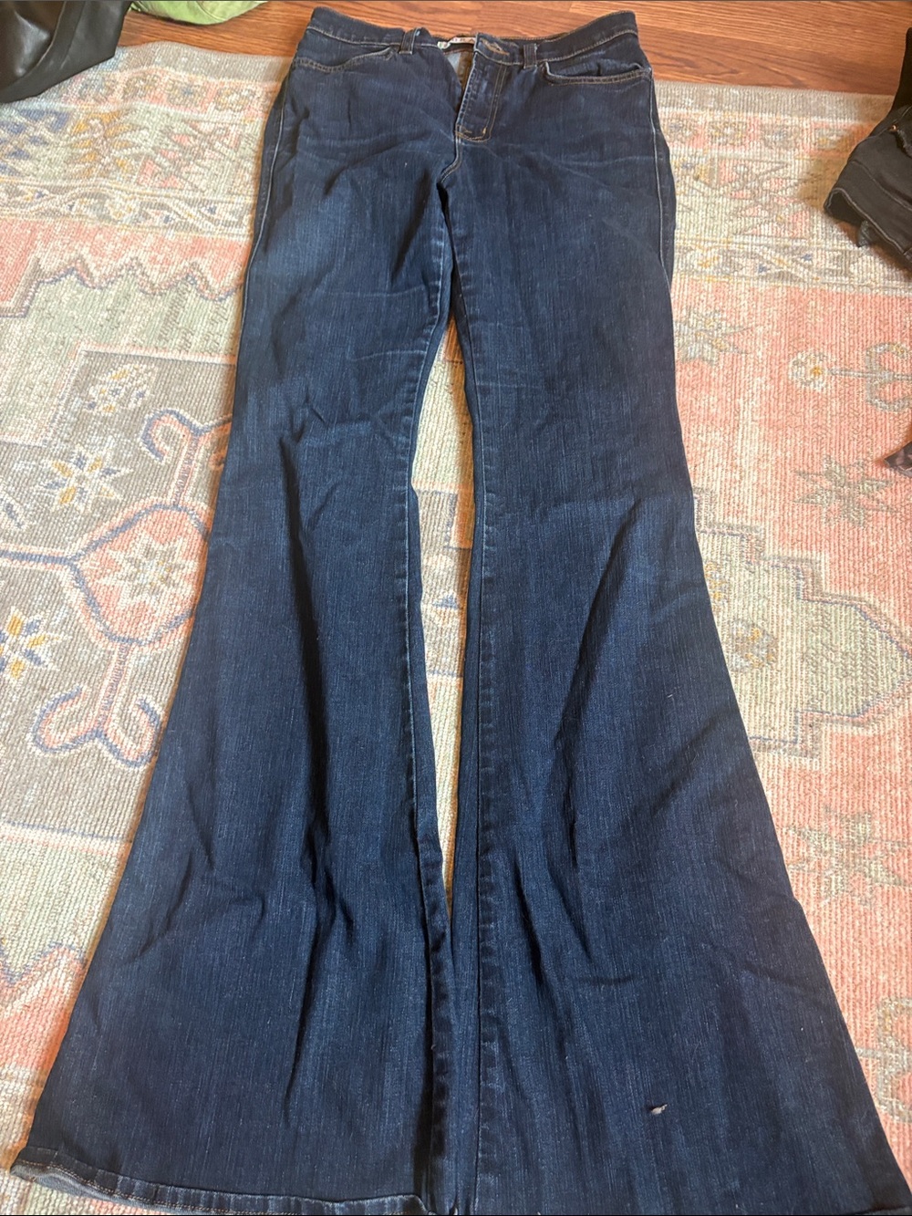 J Brand Dark Blue Flare Jeans